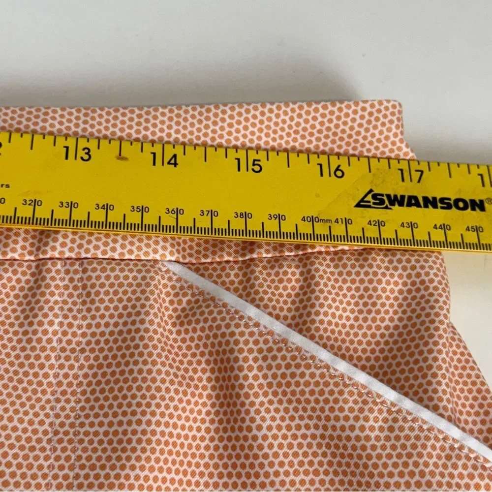 Peter Millar Orange Polkadot Golf Skort 12